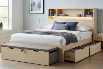 Camas Com Gavetas E Baús Embutidos