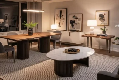 Mesas De Jantar, Centro E Laterais Sob Medida