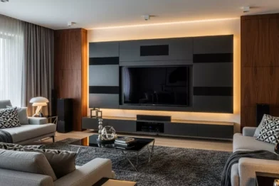 Painéis de TV e home theater
